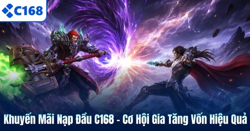 Khuyến Mãi Nạp Đầu C168 – Cơ Hội Gia Tăng Vốn Hiệu Quả 2 Khuyến Mãi Nạp Đầu C168 – Cơ Hội Gia Tăng Vốn Hiệu Quả