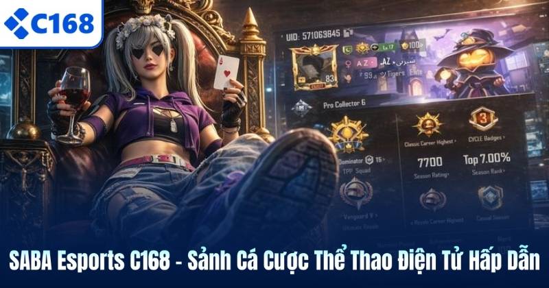 SABA Esports C168 – Sảnh Cá Cược Thể Thao Điện Tử Hấp Dẫn 1 SABA Esports C168 – Sảnh Cá Cược Thể Thao Điện Tử Hấp Dẫn